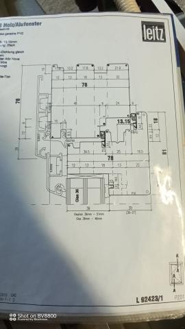 Fensteranlage mit Werkzeug Leitz IV78 Holz und Holzalu 