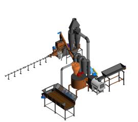 Brikettierpresse - Holzverarbeitungs-Maschinen