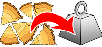 Brennholzgewichtsrechner aus Volumen